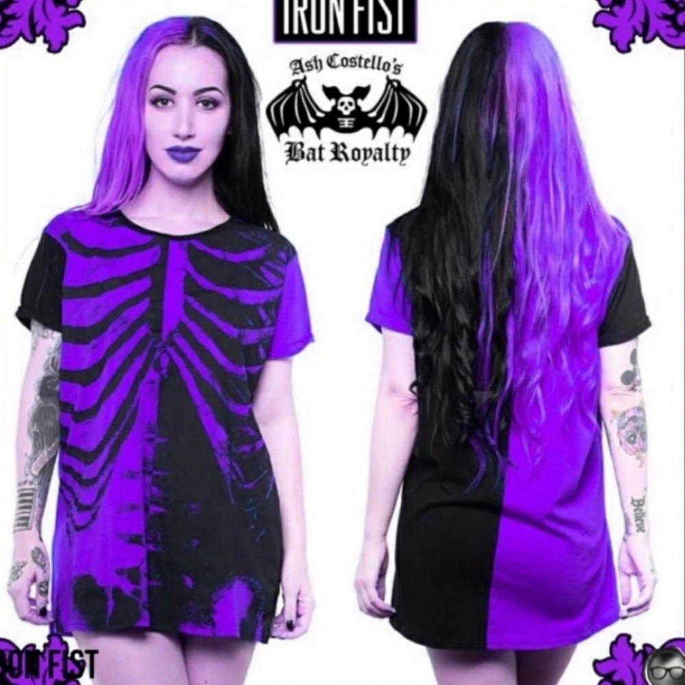 Iron Fist Bad to the Bone Bodycon Dress S NWT